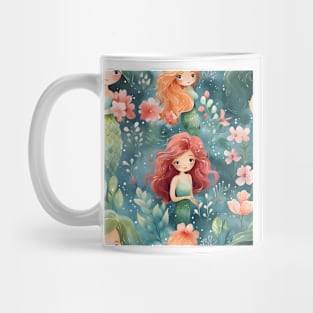 Mermaids Pattern 18 Mug